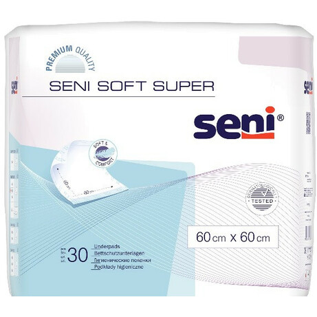Seni. Пеленки Seni Soft Super 60х60 30 шт. (5900516691288)