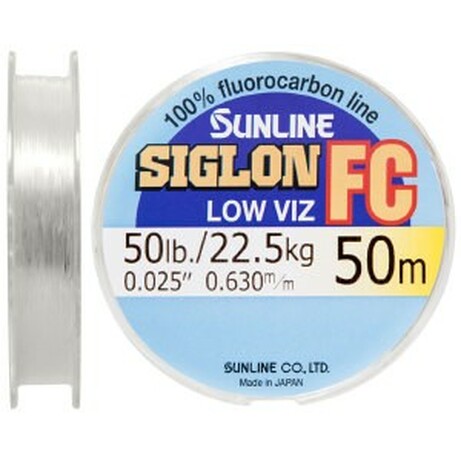 Sunline . Флюорокарбон SIG-FC 50m 0.630mm 22.5kg поводковый (1658.01.50)