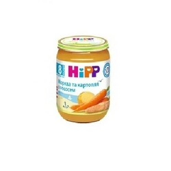HIPP "Морква і картопля з лососем", 8+ м. 190 р.(9062300128694)