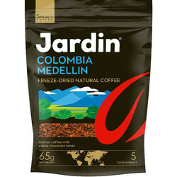 Jardin.  Кофе Colombia medellin растворимый сублимированный 65 г (4823096803616)