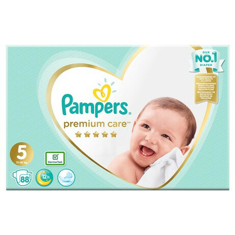 Pampers. Подгузники Pampers Premium Care Box Размер 5 (Junior) 11-16 кг, 88 шт (4015400541813)