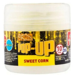 Brain. Бойлы Pop-Up F1 Sweet Corn (кукуруза) 10mm 20g (1858.02.12)