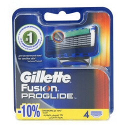 Gillette. Картридж для бритья Gillette Fusion Proglide 4шт-уп  (7702018085514)