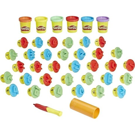 Play-Doh. Игровой набор с пластилином "Буквы и язык" (C3581)