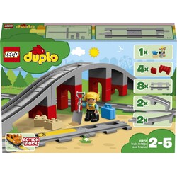 Lego. Конструктор Залізничний міст і рейки 26 деталей(10872)