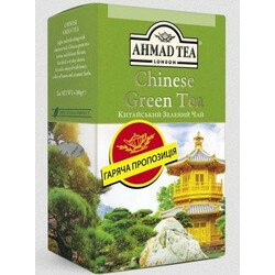 Ahmad tea.  Чай зеленый Ahmad tea Китайский листовой  100 г (99115700202198)