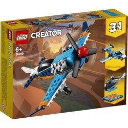 Lego. Конструктор  Гвинтовий літак 128 деталей(31099)