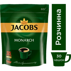 Jacobs. Кофе растворимый Monarch 60 гр (4820187046464)