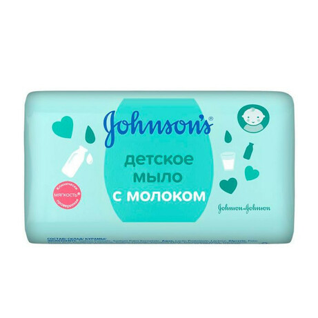 Johnson`s. Мыло Детское  з экстрактом натурального молока 100 г (1329192)