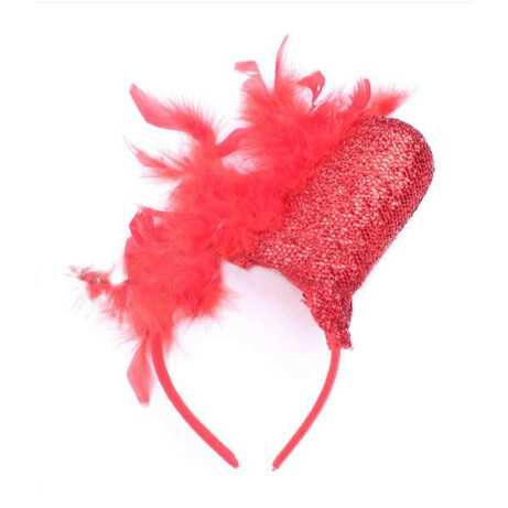 Обруч карнавальный Шляпа с перьями (0250011126736)