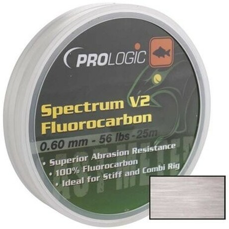 Prologic . Флюорокарбон Spectrum V2 25m FC 0.50mm 37lb (1846.01.92)