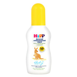 HIPP. Детский солнцезащитный спрей Babysanft SPF 50+, 150 мл (4062300253926)