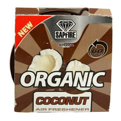 Sapfire. Ароматизатор Aroma Car Organic Coconut 40г(5907718920994)