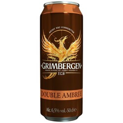 Пиво Grimbergen Double-Ambree темное ж. б 0,5л (3080216049076)