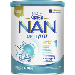 Молочная Смесь NAN 1 Optipro, с рождения  800 г  (405700)