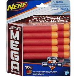 Hasbro. Набір стріл Mega 10 шт Nerf(5010993577842)