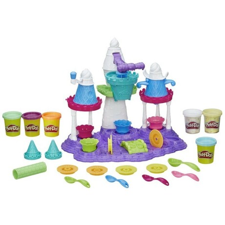 Play-Doh. Игровой набор с пластилином "Замок мороженого" (B5523)