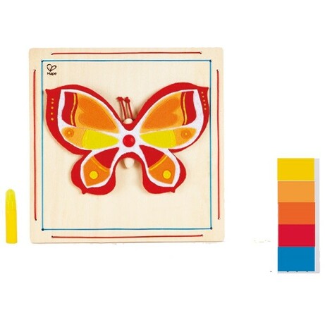 Hape. Набор для творчества "Прекрасная бабочка" (E5121)