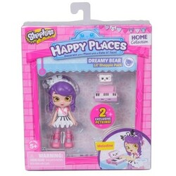 Happy Places.  Кукла HAPPY PLACES S1 – МЕЛОДИНА (2 эксклюзивных петкинса, подставка) (56322)