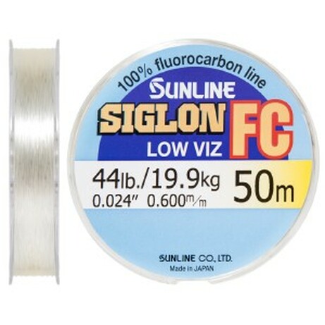 Sunline . Флюорокарбон SIG-FC 50m 0.600mm 19.9kg поводковый (1658.01.49)