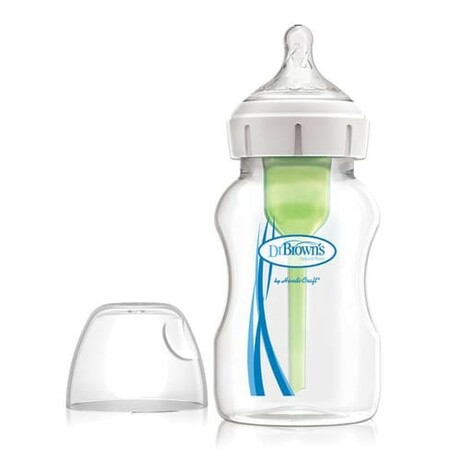 Dr. Brown's. Антиколиковая бутылочка для кормления с широким горлышком Options+, 330 мл (WB11600-SPX