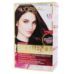 L'Oreal. Фарба для волосся Excellence тон 4.15 1шт(3600522089414)