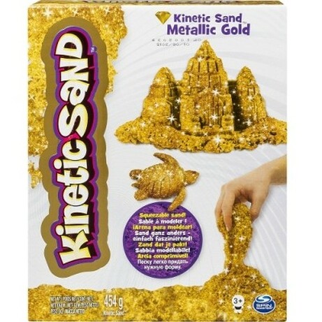 Kinetic Sand & Kinetic Rock. Пісок для дитячої творчості - KINETIC SAND METALLIC( 71408G)