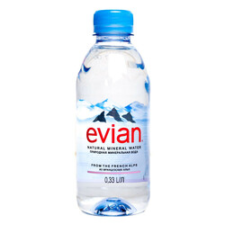 Evian. Вода мінеральна 0,33л(3068320113265)