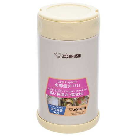 ZOJIRUSHI. Пищевой термоконтейнер 0.75 л бежевый. (SW-FCE75YP)