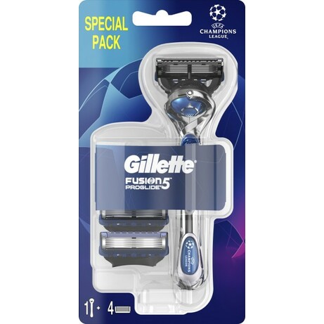 Gillette. Бритва Fusion ProGlide з чотирма змінними касетами(396825)