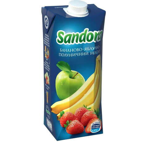 Sandora. Нектар яблочно-клубничный 0,5л (9865060002798)