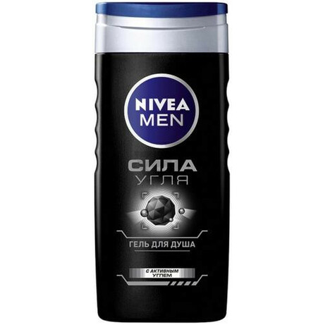 Nivea . Гель для душу сила вугілля 500 мл(4005900123824)