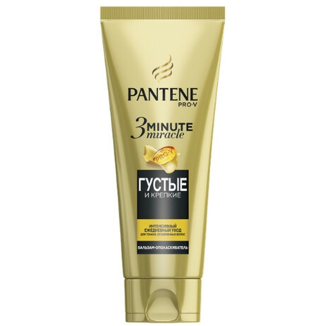 Pantene PRO-V. Бальзам 3 Minute Miracle Густые и крепкие 200мл  (8001090490681)