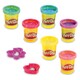 Play-Doh. Набор пластилина с блестками "Блестящая коллекция", 6 баночек (A5417)