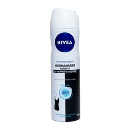 Nivea. Дезодорант-спрей Pure Невидимий захист для чорного і білого 150 мл   (4005900034243)