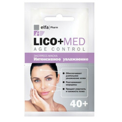 Elfa Pharm. Экспресс-маска Lico+Med интен увлаж 40+  20мл  (4823015933226)
