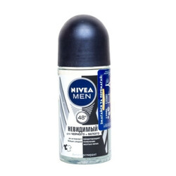 Nivea. Дезодорант кульковий Men Невидимий захист для чорного і білого 50 мл   (4005900036131)