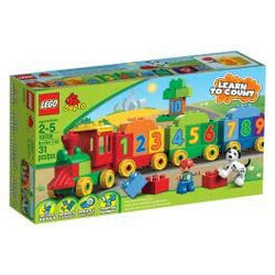 Lego. Конструктор duplo Поезд с цифрами 10847 (5702015892261)