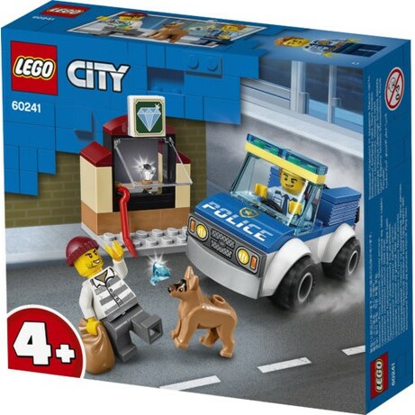 Lego. Конструктор  Полицейский отряд с собакой 67 деталей (60241)