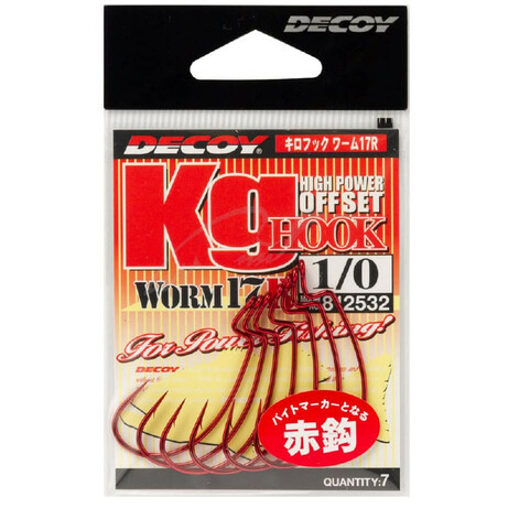 Decoy. Крючок Worm17R Kg Hook R №3.0 (6 шт-уп) (1562.08.68)