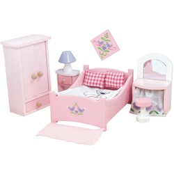 Le Toy Van. Игровой набор мебели Сахарная слива Спальня  (5060023410502)