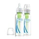 Dr. Brown's. Дитяча пляшка для годування з вузькою шийкою Options+, 250 мл, 2 шт. в упаковці (S