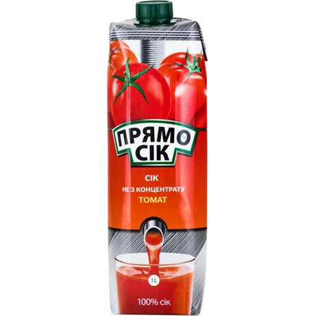ПрямоСок. Сок томатный с мякотью 1л (4820003688359)