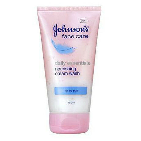 Johnson's. Крем-гель для умивання Поживний для сухої шкіри 150 мл   (3574660583847)
