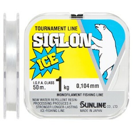 Sunline . Леска Siglon ICE 50m №0.4-0.104mm 1.0kg (1658.03.10)