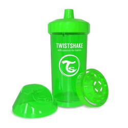 Twistshake. Детская чашка 360мл, зеленая (24904)
