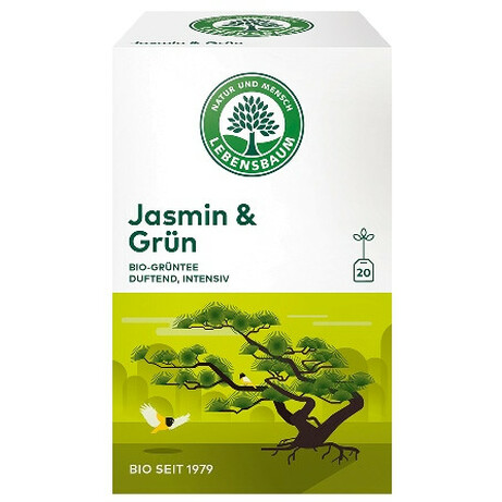 Lebensbaum.Зеленый чай с жасмином 20 пакетиков (4012346206202)