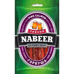 Пивний Nabeer Форель соломка солено-сушена 25г(4820065702543)