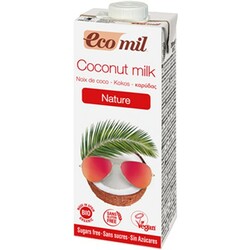 Ecomil. Органическое растительное молоко Кокосовое без сахара 200 мл (8428532192253)