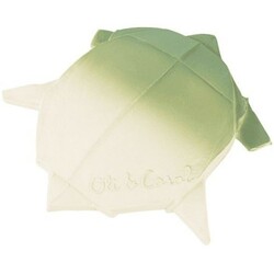 Oli&Carol. Игрушка для купания и прорезыватель для зубов "Черепаха Оригами", натуральный каучук (843
